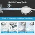 thumbnail image 6 of Filtered Shower Head,10 Modes Detachable Shower Head with Handheld, High Pressure Showerhead with 60" Stainless Steel Hose&Adjustable Holder, Built-in 2 Mode Power Wash to Clean Pets,Tile&Tub, Silver, 6 of 8