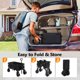 thumbnail image 5 of Zimtown Carro Plegable Carro Plegable Carro Utilitario de Servicio Pesado con Ruedas Todo Terreno,Negro, 5 of 7