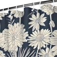thumbnail image 3 of Pioneer Flower Floral Print Pattern Shower Curtain 72"x72" ,Bathroom Decorative Shower Curtains Set with 12 Hooks,Modern Waterproof Washable Shower Curtain, 3 of 6