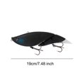thumbnail image 2 of 19 cm 55 g flotante 2 articulaciones Swimbait con colas suaves accesorios de pesca negro, 2 of 2