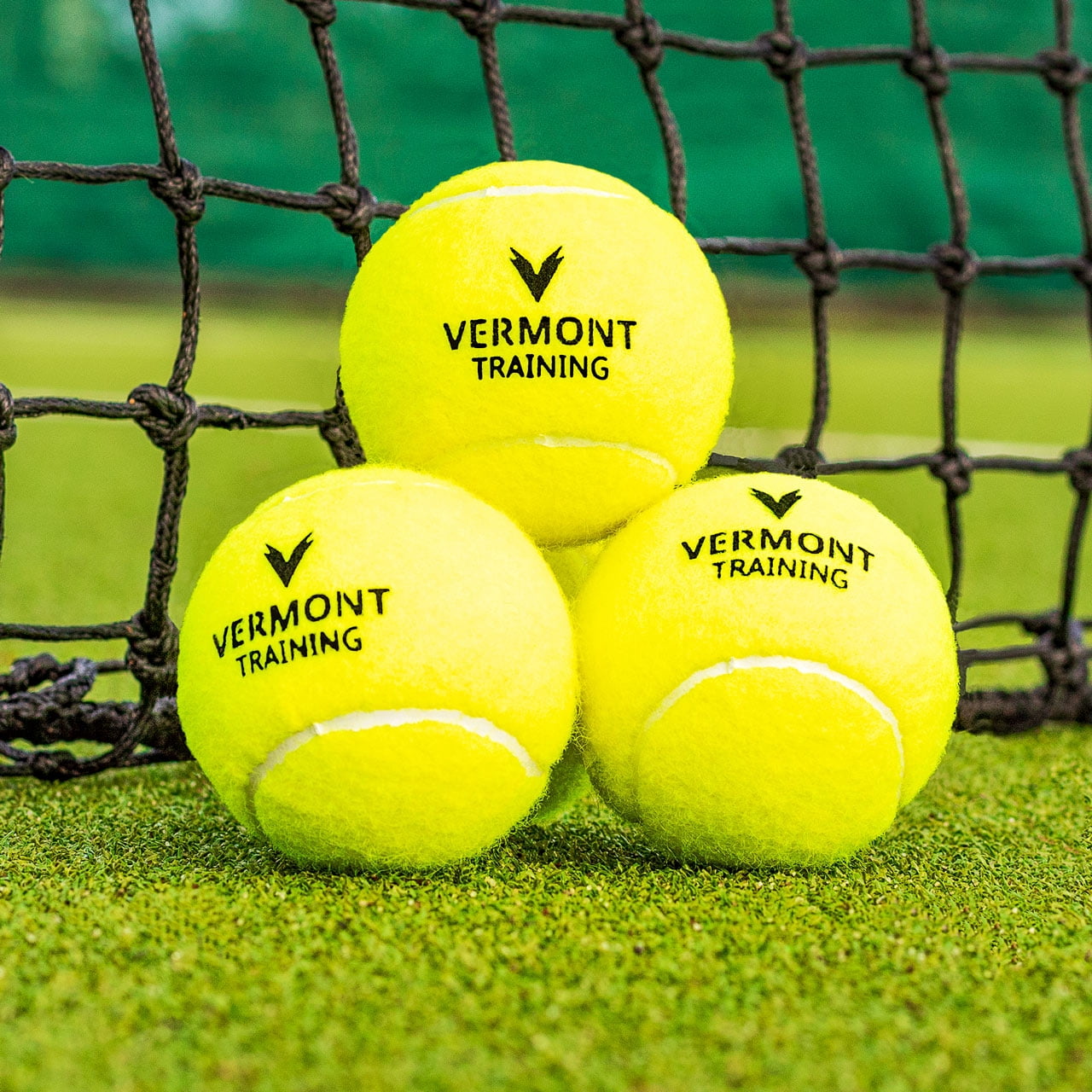 Vermont Training Tennis Balls [60 Balls] | Pressureless Tennis Balls – All Court Surfaces | Tennis Training Equipment