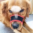 thumbnail image 4 of Dog Muzzle Nylon Soft Muzzle Anti-Biting Barking Secure，Mesh Breathable Pets Mouth Cover for Small Medium Large Dogs, 4 of 9