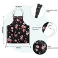 thumbnail image 7 of Pioneer Flower Floral Print Pattern Kids Aprons for Girls and Boys,Adjustable Neck Strap Toddler Aprons for Kids Cooking Baking, 7 of 7