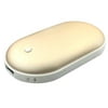 Hand Warmer Cobblestone USB Charging Treasure Rechargeable Double-Sided Hand Warmer Gold
