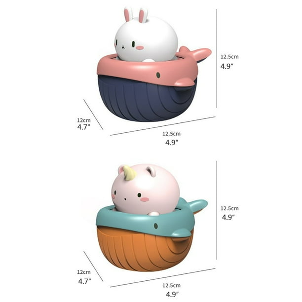 Juguete de bañera para niños, juguetes de baño para bebés, lindo juguete rociador de agua de ballena, juguetes de baño para bebés, rendimiento de primer nivel