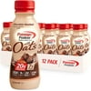 Premier Protein Shake with Oats, Chocolate Hazelnut, 20g Protein, 7g Fiber, 1g Sugar, 24 Vitamins & Minerals, Smooth & Creamy Breakfast Drink 11.5 fl oz, 12 Pack
