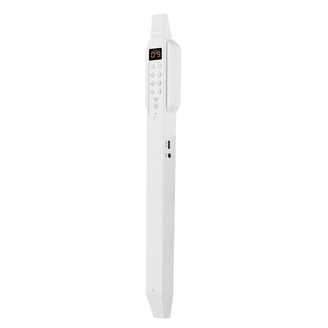 TFixol Instrument à Vent Numérique Compact Bluetooth avec 10 Tons, Support Casque/haut-Parleur, et Connectivité App - Blanc DC02 (Batterie Intégrée)