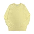 thumbnail image 1 of Suéter tipo jersey de cuello en V de punto para estudiantes, estilo universitario, para hombres y mujeres, JK, 1 of 6