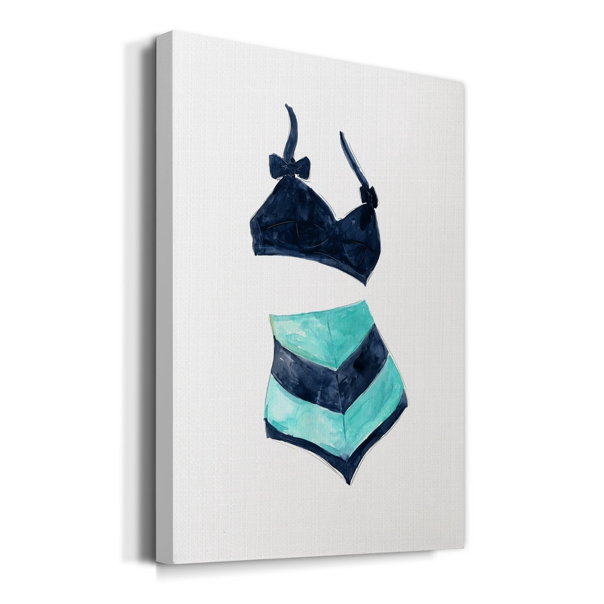 Vintage Swimwear III Premium Gallery Wrapped Canvas - Ready to Hang - 24 x 36
