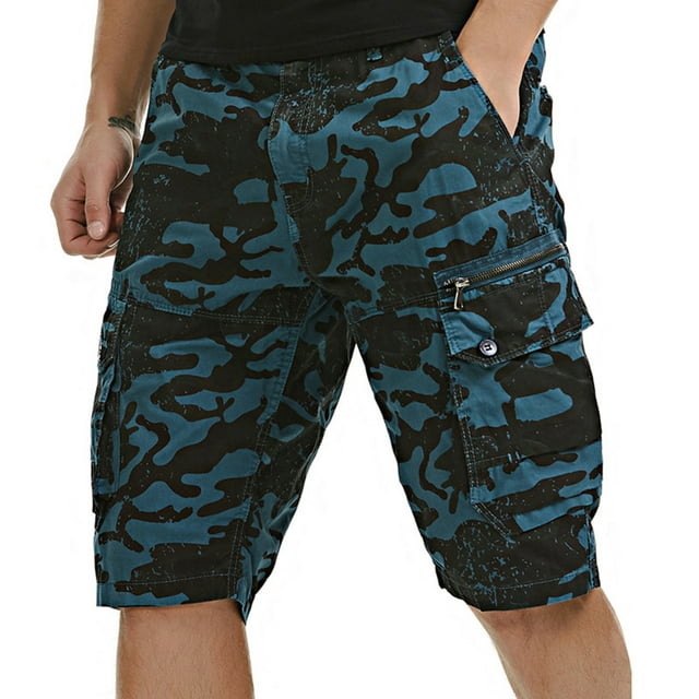 Birdeem Shorts de Sport Camouflage Décontractés d'Été pour Hommes à Multiples Poches pour l'Extérieur