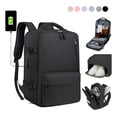 thumbnail image 1 of Large Waterproof Travel Hiking Backpack with Interf Beige Lisa, 1 of 5