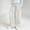 Beige, variant on Girls Wide Leg Pants Cotton Pleated Trousers with Pockets | Kids Casual Elastic Waist Pull On Pants Beige,Size 11-12 T