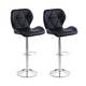 thumbnail image 1 of Set 2 Silla Taburete Stewart En Eco Cuero altura regulable negro, 1 of 7