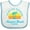 White and Blue, variant on Inktastic Summer Enjoy the Sunshine Newport Beach Florida in Blue Boys or Girls Baby Bib