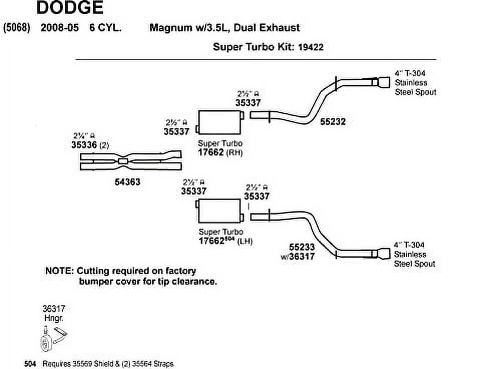 Dynomax 36317 Exhaust System Hanger