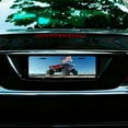 thumbnail image 7 of Flag topped Red Jeep Front License Plate,Metal License Plate,Funny Standard Plates Personalized Novelty Decorative For Men/Women/Boys/Girls Car 6×12 Inch, 7 of 7