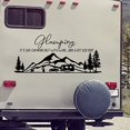 thumbnail image 2 of ROWNOCEAN Glamping Rv Decal, Rv Camper Vinyl Sticker, Motor Home Decal, Waterproof Adventure Room Decoration Wall Mural (36.2" X 16.5"), 2 of 8