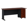 thumbnail image 1 of Scranton & Co Engineered Wood 72" Desk and File Cabinet in Hansen Cherry, 1 of 6