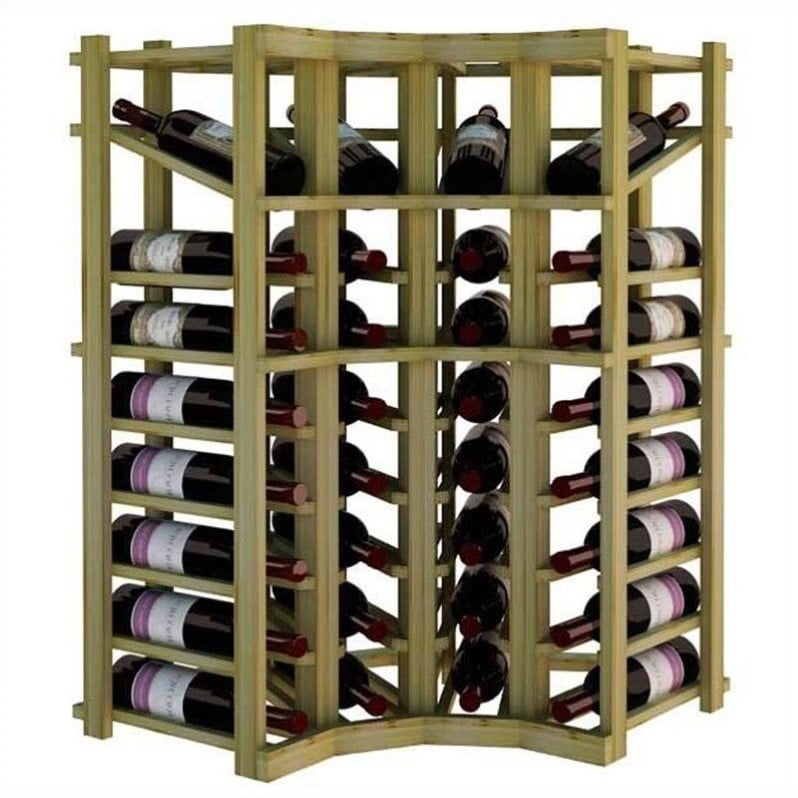 Wine Cellar Innovations Vintner Series 47" Curved Corner Wine Rack with