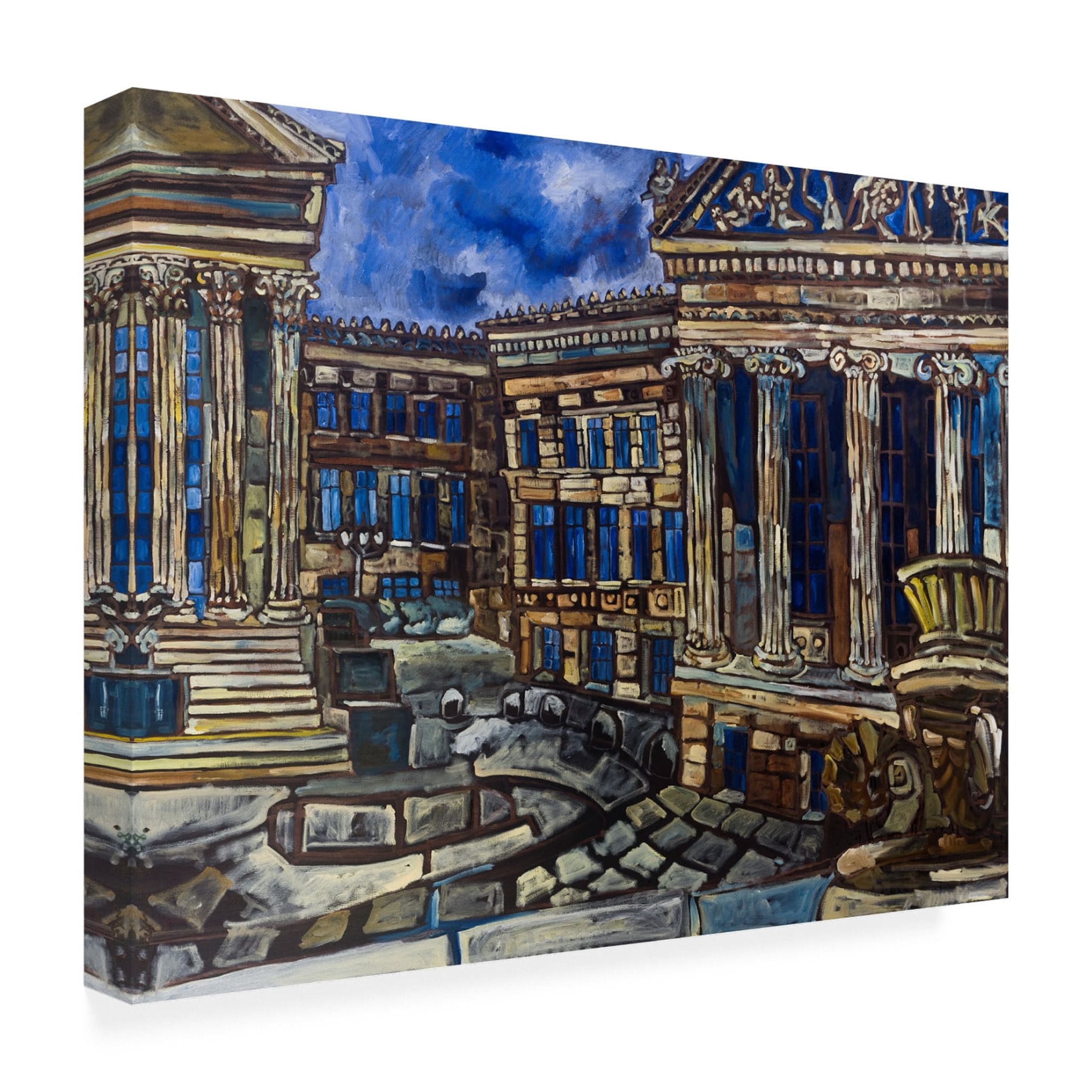 Trademark Fine Art Erin McGee Ferrell  The Art Museum Canvas Wall Art