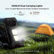 DOOGEE V Max LR 5G Rugged Smartphone with 40M Laser Ranging,36GB+512GB,200MP+32MP Camera,20500mAh/45W,MTK 7300 Rugged Phone,6.78 FHD+120Hz,1200LM Dual Camping Lights,Waterproof