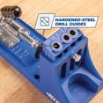 thumbnail image 2 of Kreg K4 Pocket Hole Jig - Adjustable, Versatile Jig for Strong Joints - Woodworking Tool - Create Perfect, Rock-Solid Joints - Easily Adjustable Drill Guides - For Materials 1/2" to 1 1/2" Thick, 2 of 10