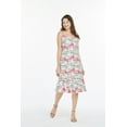thumbnail image 5 of Hawaii Hangover Women's Hawaiian Mermaid Ruffle Dress XL Flamingo in Love, 5 of 5