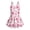 Pink Starfish Conch Seashell, variant on COEQINE Girls One Piece Swimsuit with Attached Liner, Scoop Neck V-Back Swim Dress for Swim Lessons, Polyester Spandex Bathing Suit for Girls 3-4 Year Olds, Cartoon Shark Blue