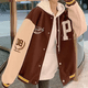 thumbnail image 5 of -Chaqueta de béisbol Vintage para mujer, abrigo de gran tamaño, moda coreana, ropa de calle Y2k, chaquetas universitarias, Bomber, estética, 5 of 5