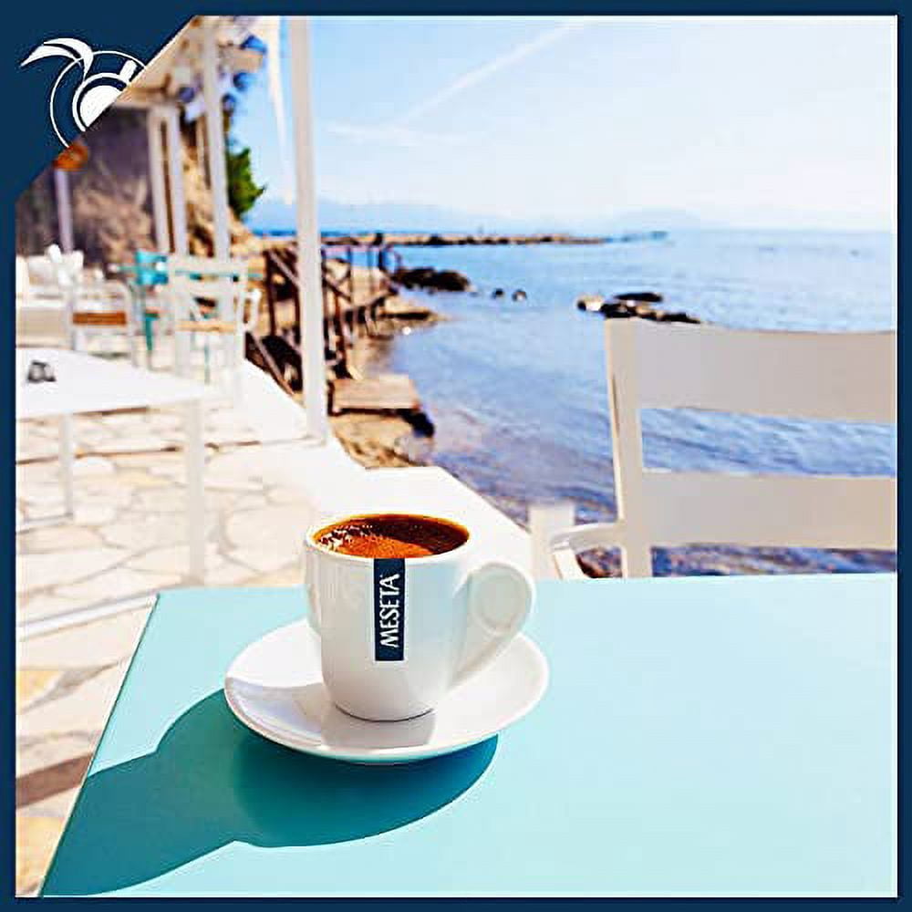 Meseta Ristretto 100 pcs Nespresso Compatible Aluminium Coffee Capsule Pack -For Use in Nespresso Essenza, Pixie, Citiz, Inissia, Lattissima,  Maestria, other Nespresso Original Machines - 100 ct