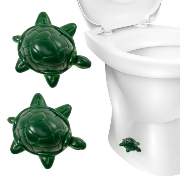 Keyohome 2 Pack Decorative Toilet Bolt Cover Versatile Easy to Install Ceramic Cute Frog Cover Set Interesting Turtles Toilet Bolt for Home