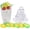 Lemon Lime Slices, variant on 60 Pcs Fake Fruits Model Simulation Clear Ice Cube Set, Artificial Lemon & Lime Slices Blocks Plastic Cherry for Home Bar Wedding Decoration Photo Props