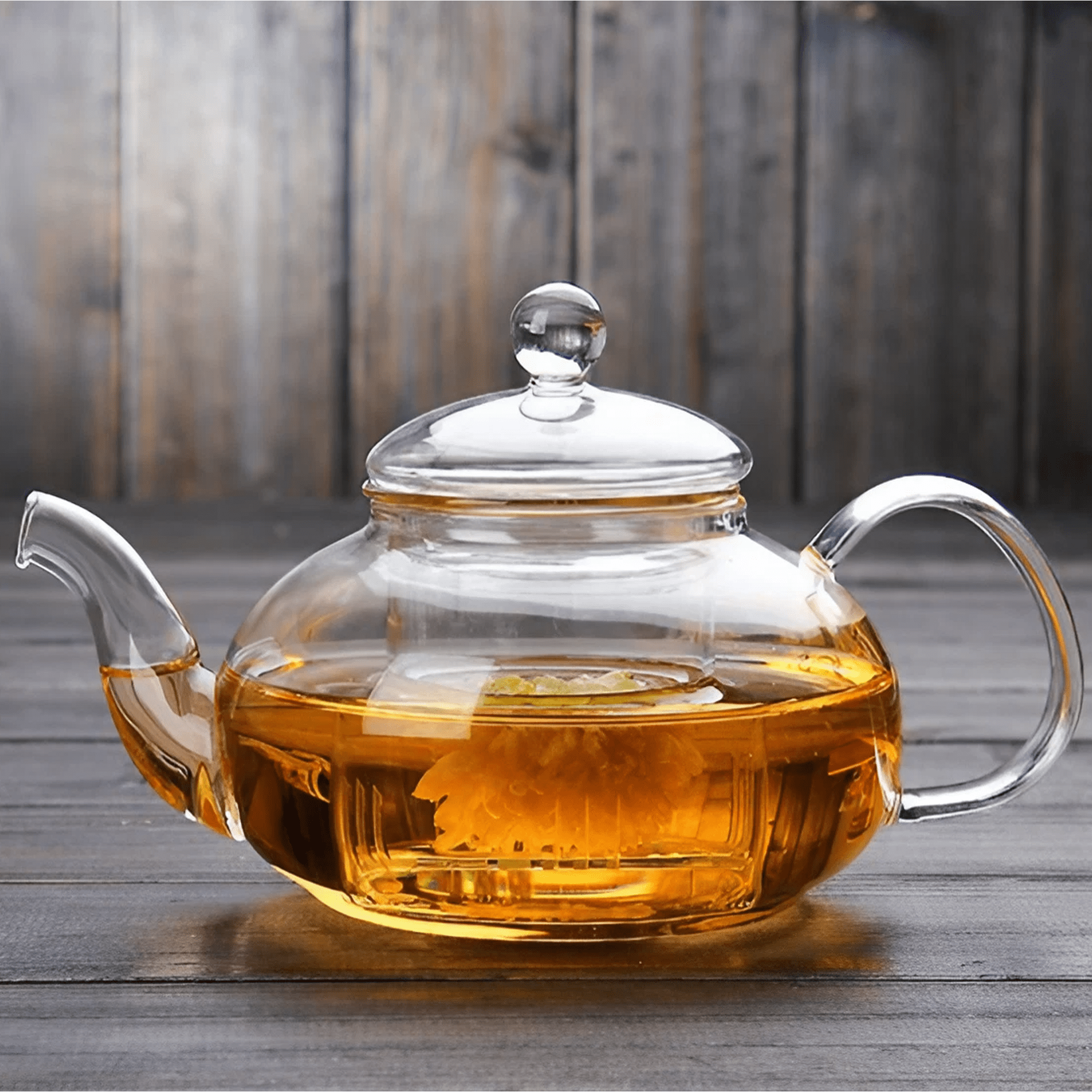 Théière En Verre 1,5 L Avec Infuseur Amovible - Théière Borosilicate Pour Thé Noir Vert Tisane Café Herbes Service Thé élégant