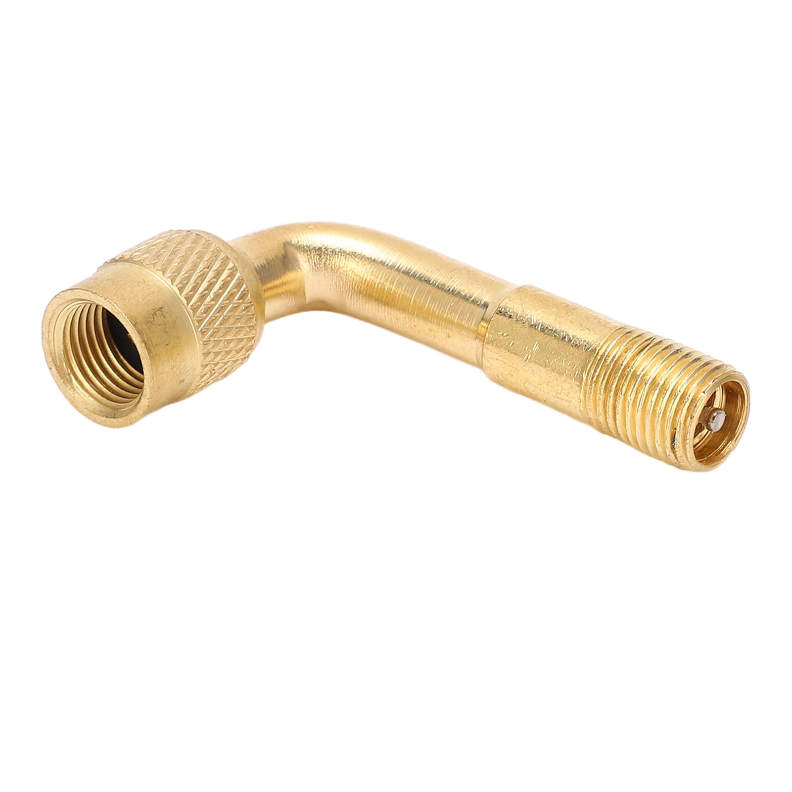 Loewten 90 Angle Schrader Valve Adapter 90 Degree Bend Tyre Valve Extension Brass Air Tyre Extension Schrader Valve Adapter For Motorcycle Bike And Scooter 90 Degree Schrader Valve Adapter Walmart