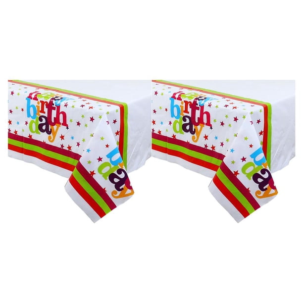 Advancent Mantel de una sola vez, útil, práctico, multifuncional, decoración de fiesta, protector de flexible de buen aspecto, feliz Type1 NO1