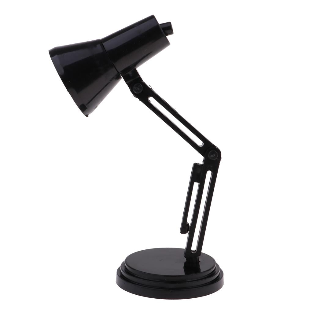 2PCS 1/6 Scale Adjustable LED Desk Lamp for /Blythe/BJD Dolls House 