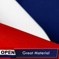 thumbnail image 2 of G128 - THREE PACK of OPEN Flag Red White Blue Store Banner Advertising Pennant, 2 of 6
