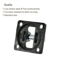 thumbnail image 5 of Unique Bargains Air Cylinder Rod Pneumatic Mounting Bracket Rear Mount Parts, Black 2 Pack, 5 of 5