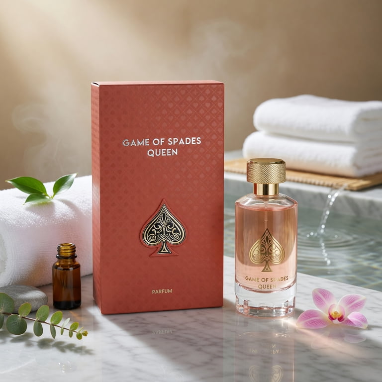 香水(女性用) GAME OF SPADES QUEEN Jo Milano Game of Spades Queen Parfum Spray, 3.4 oz, Tangerine