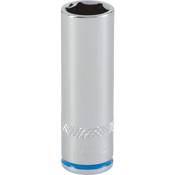 Channellock 1/4" Drive 11 mm 6-Point Deep Metric Socket