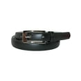 thumbnail image 3 of CTM  Skinny 3/4 Inch Leather Dress Belt (Pack of 2 Colors) (Women), 3 of 6