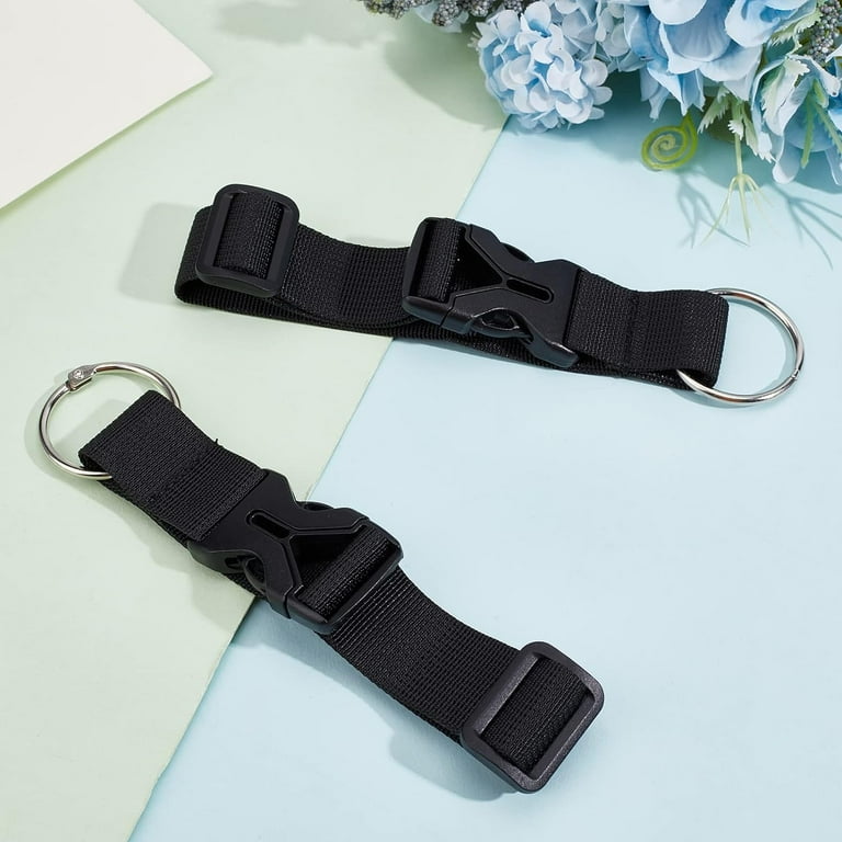 2Pcs Luggage Straps Coat Jacket Gripper Holder Suitcase Belt Clip