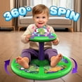thumbnail image 2 of Hot Bee Dinosaur LED Sit and Spin Toys for Toddlers Age 1-3, Chrismas Birthday Gift for Boys Girls 1 2 3 4 Years Old, 2 of 7