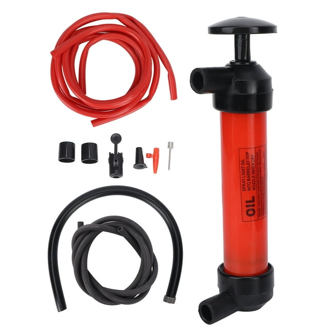 Kit De Bomba Manual De Sifón, Función De Inflador, Herramienta De Succión De Combustible Fluido Multiusos, 5 L/min Para Agua De Gasolina Y Aceite De Gas ANGGREK Siphon Transfer Pump Kit