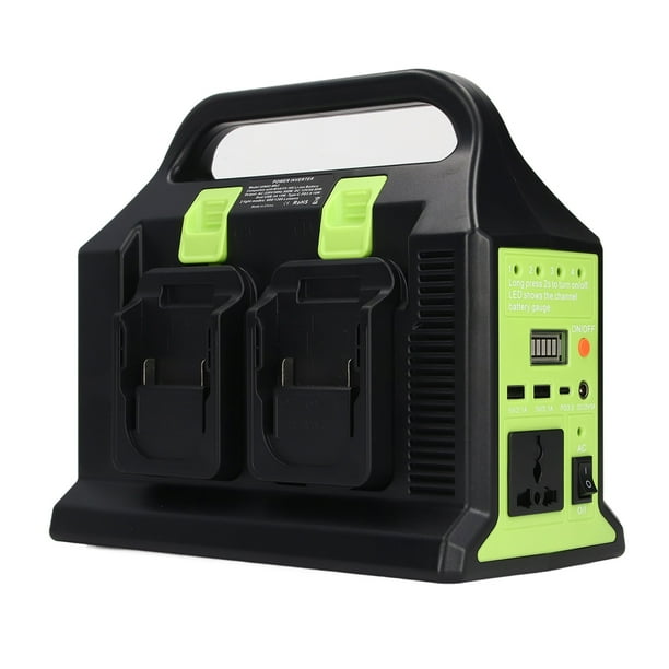 Inversor de fuente de alimentación, inversor de corriente portátil de 300 W Inversor de corriente de onda sinusoidal Inversor de corriente W Instalación sin esfuerzo NikouMX herramienta