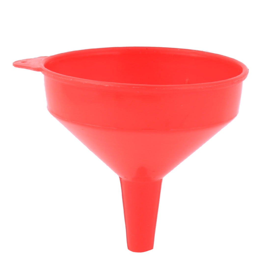 Kitchen Plastic Funnel Transfer Filter Filling Tool Red For Liquid