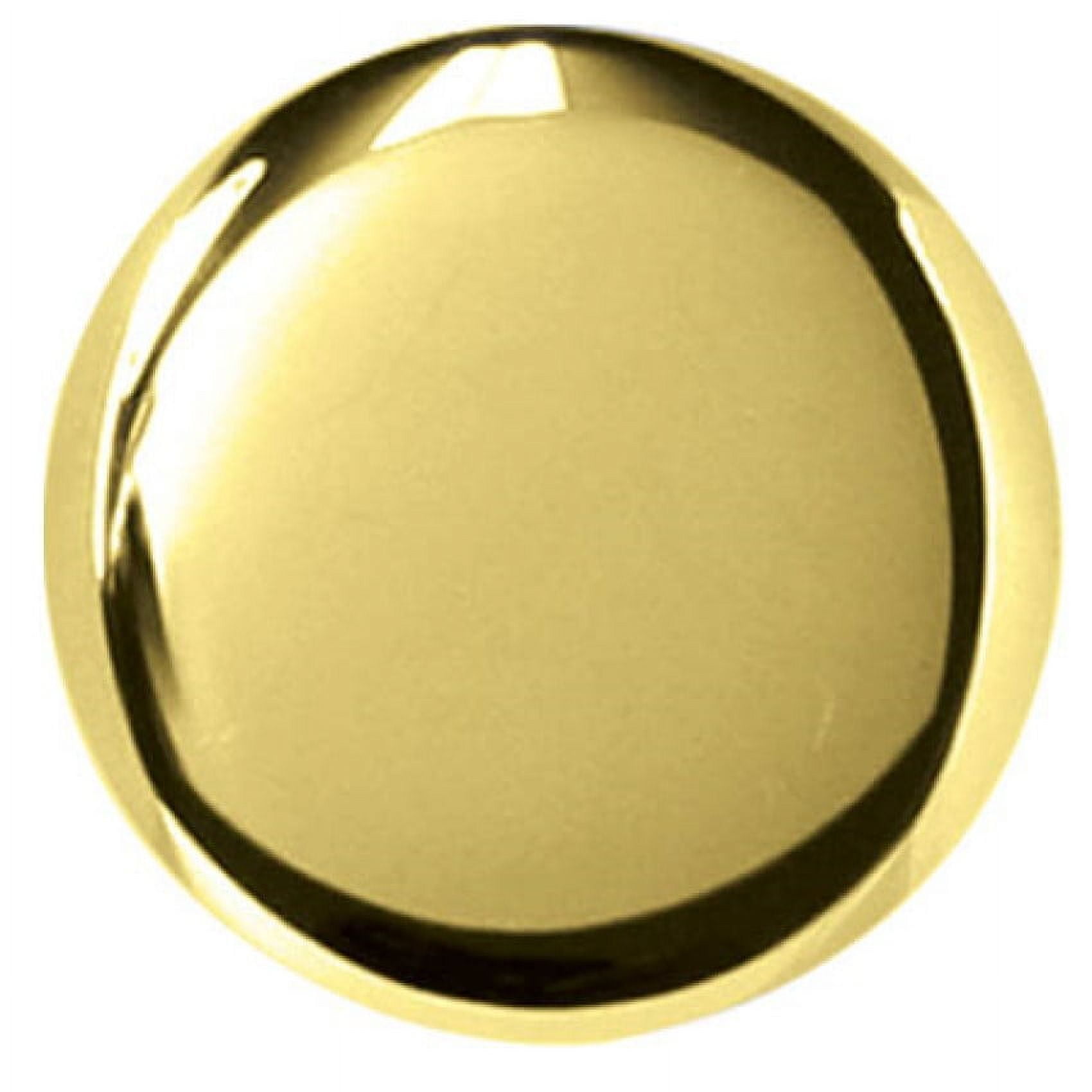 Westbrass Replacement Waste Disposal Stopper with Brass Cap, Polished Brass