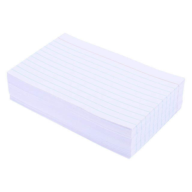 FESTFENDS 200Pcs Portable Lined Note Cards Multi Color American Style for Student Exam Study and Planning
