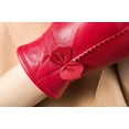 thumbnail image 5 of Women Leather Gloves Winter Warm Real Lambskin Fleece Lined Driving Gloves, 5 of 11