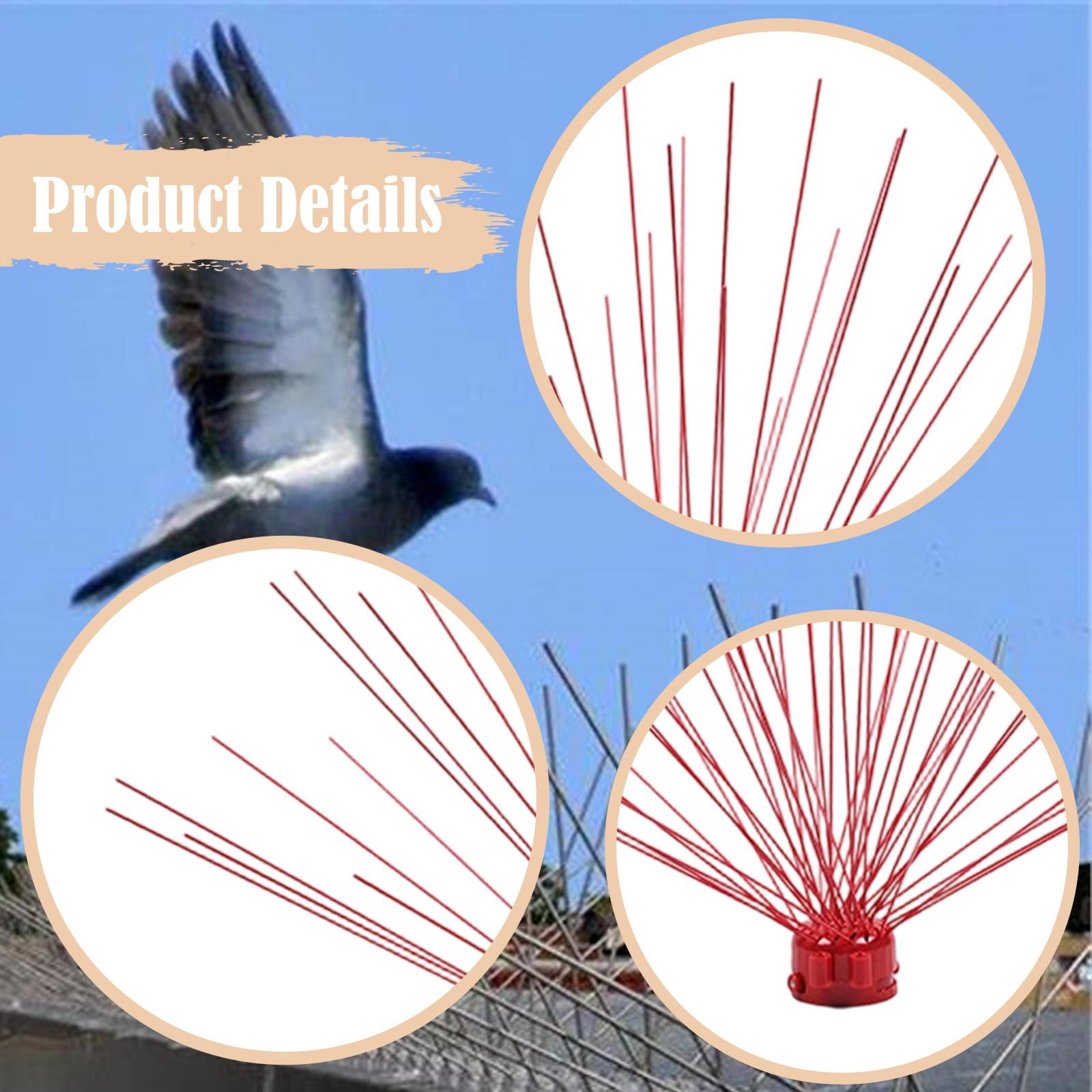 Fzaqwen Mailbox Easy Installation, Weatherproof, Accessories, Fiberglass Birds Scarer Device Versatile for Outside Garden